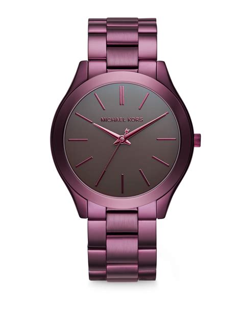 reloj michael kors morado|michael kors watches female.